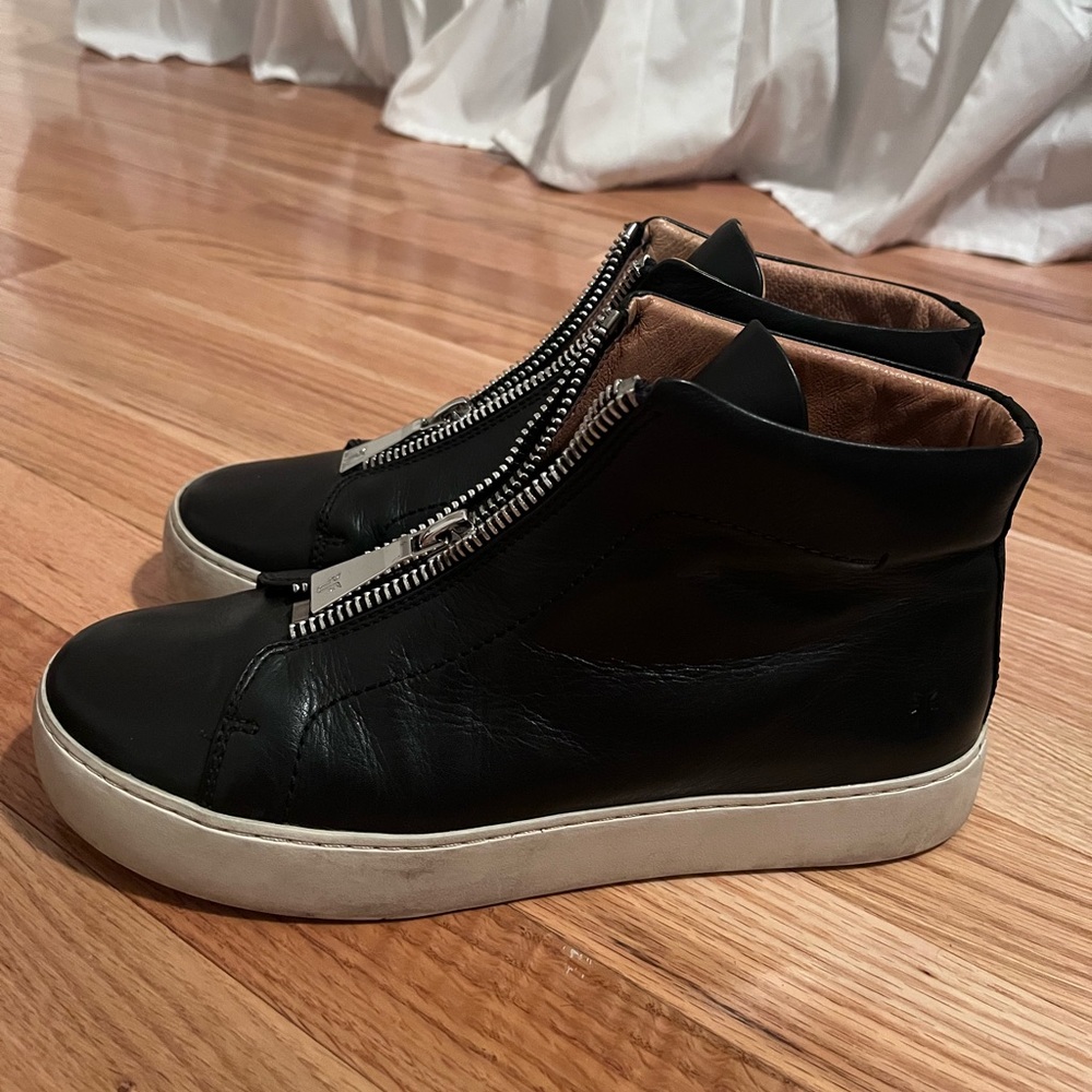 Frye Lena Zip High Sneaker
